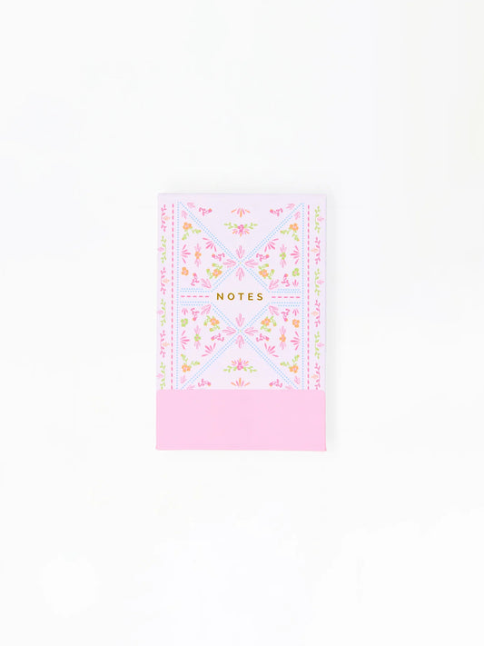 MS/ The Flip Notepad/ Floral Stitch