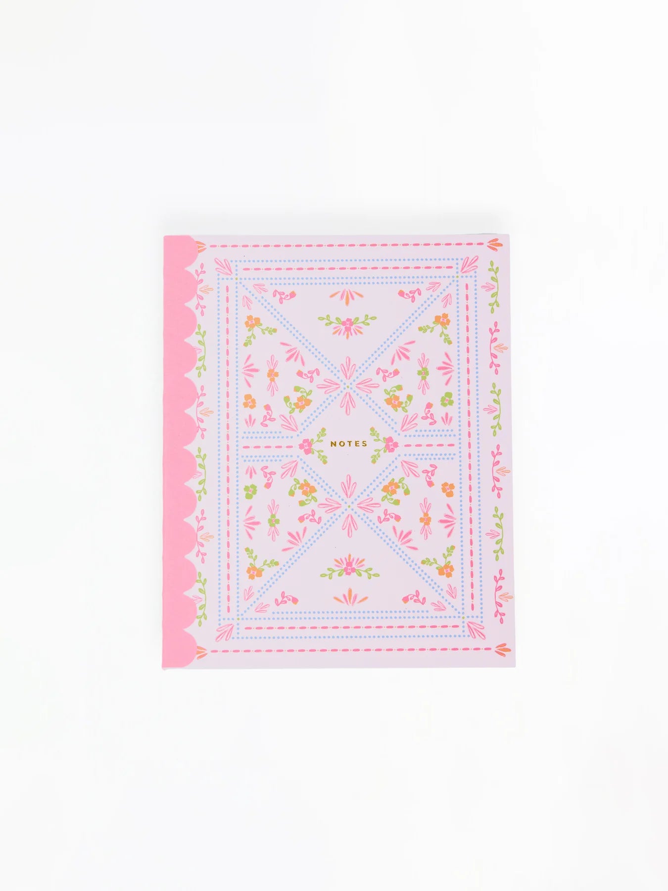 MS/ The Scallop Notebook/ Floral Stitch
