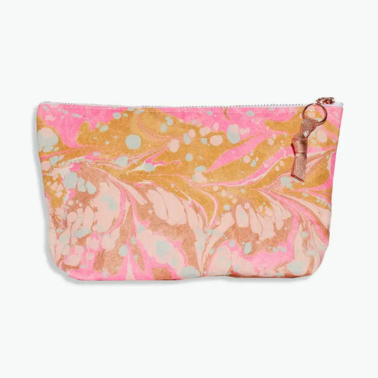 Astral Marbled Pouch/ Sailors Delight/ Large
