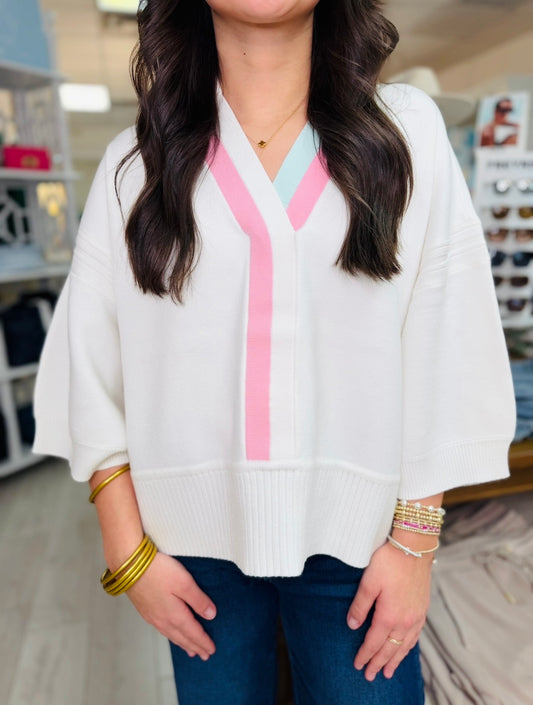 The Valencia V-Neck Sweater