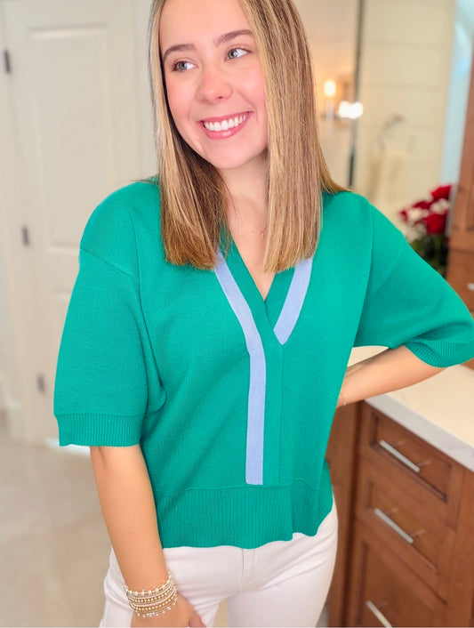 The Cecily Colorblock Sweater