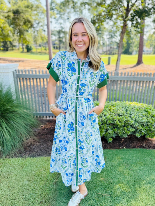 The French Floral Dress