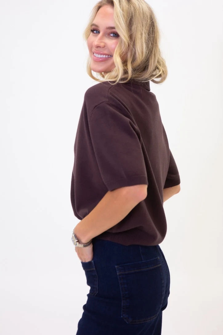 The Cela Collared Sweater