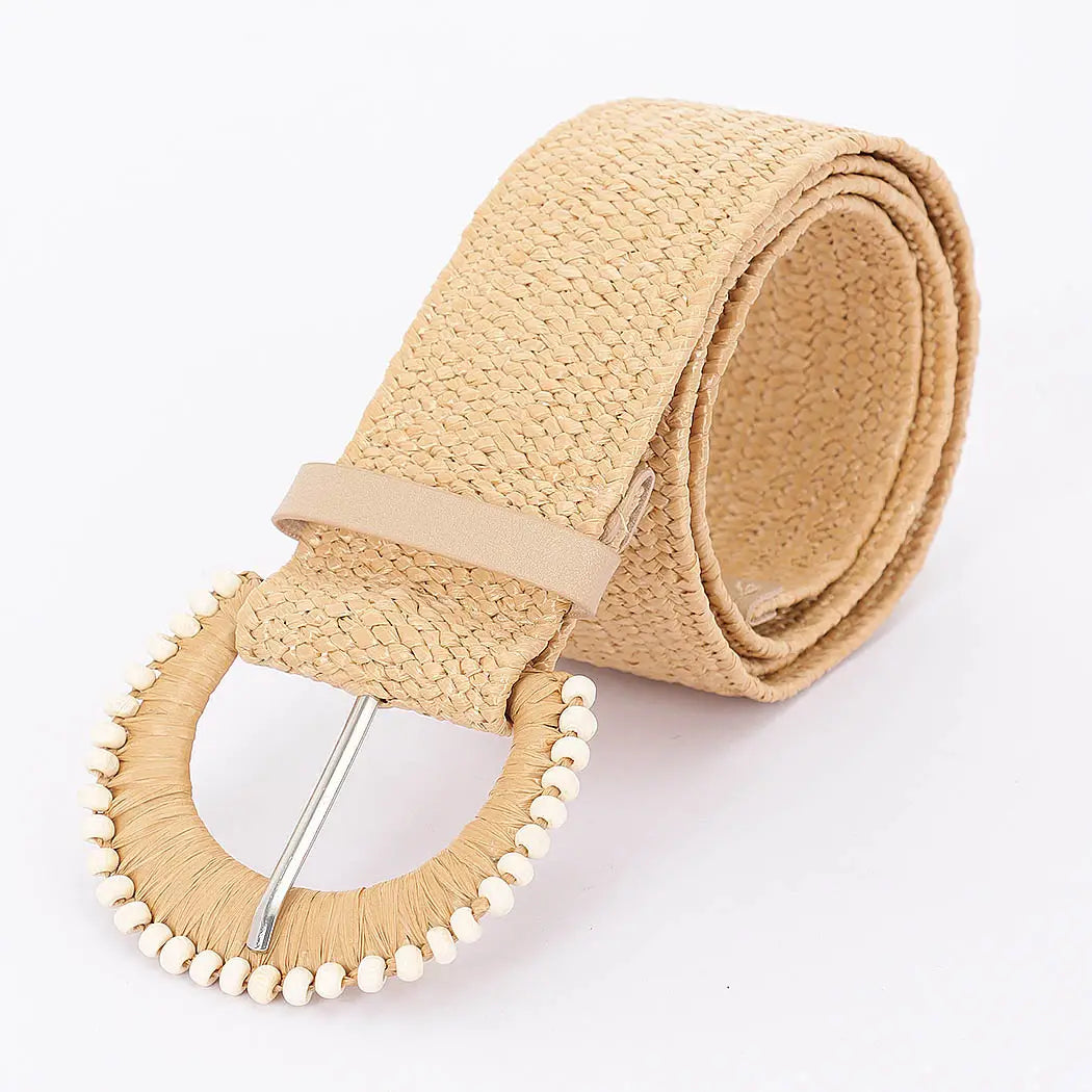 The Samantha Straw Belt
