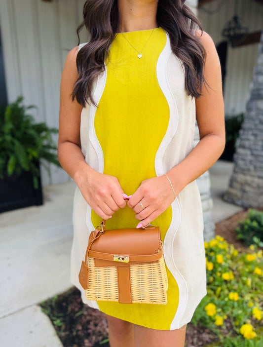 The Carmen Contrast Dress