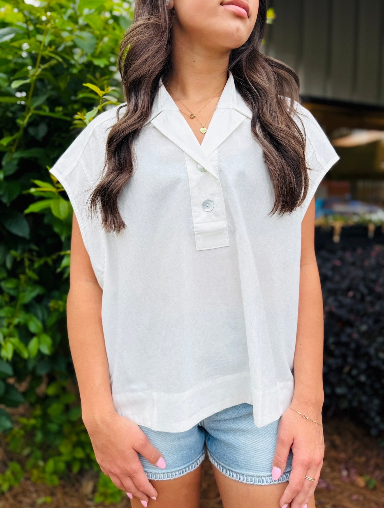 The Carmen Cap Sleeve Top