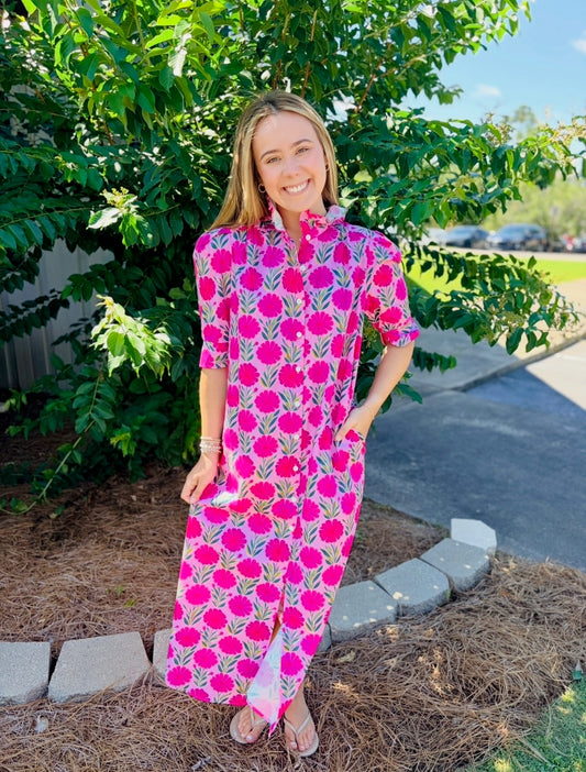 The Nina Dress/ Frolicking Daises