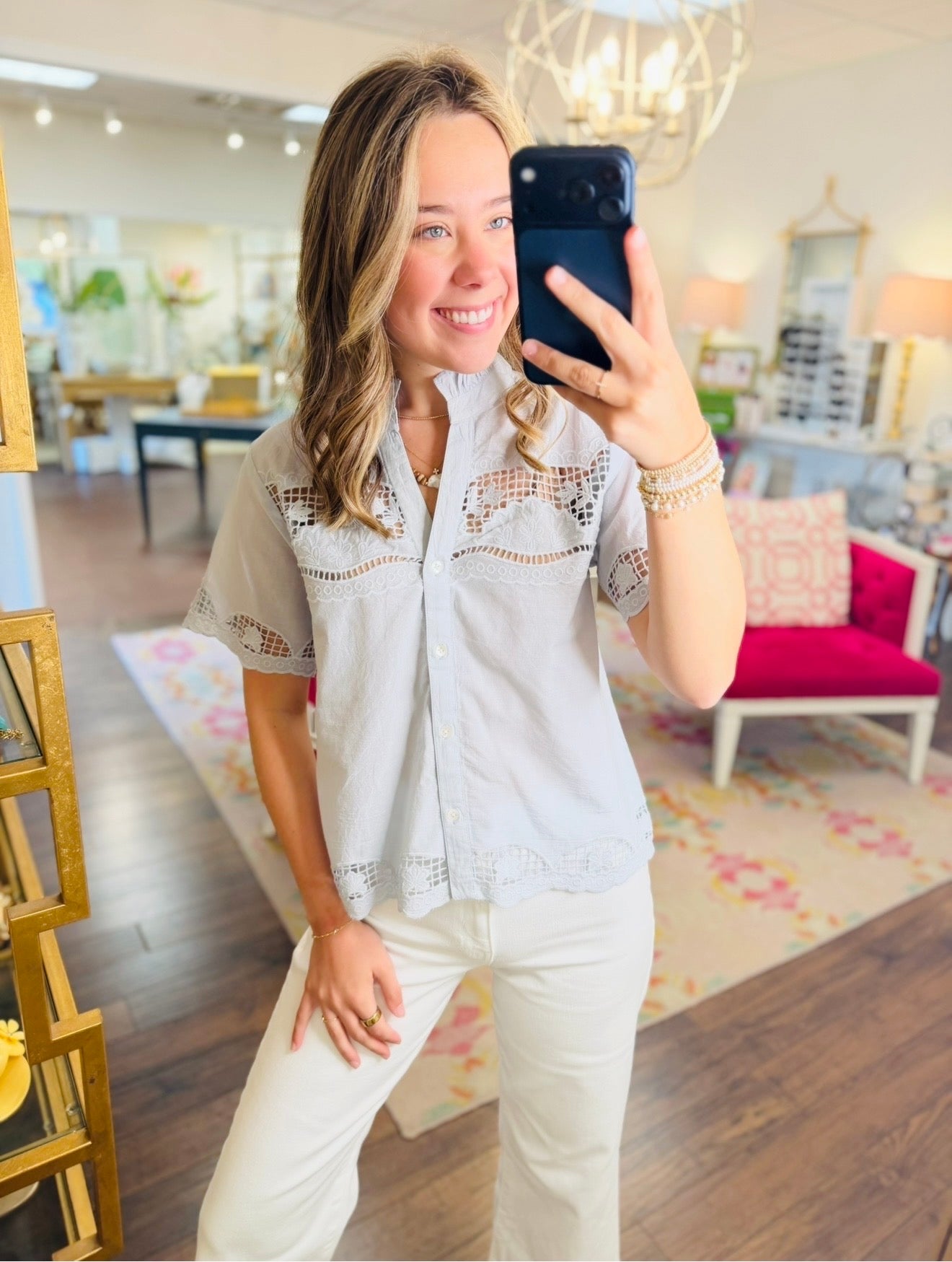 The Lonna Lace Top
