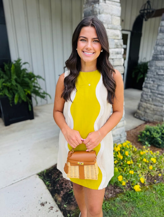 The Carmen Contrast Dress