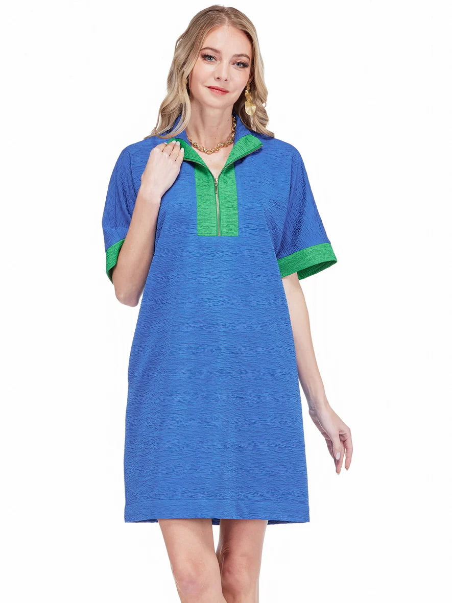 Jade/ The Zara Zip Dress