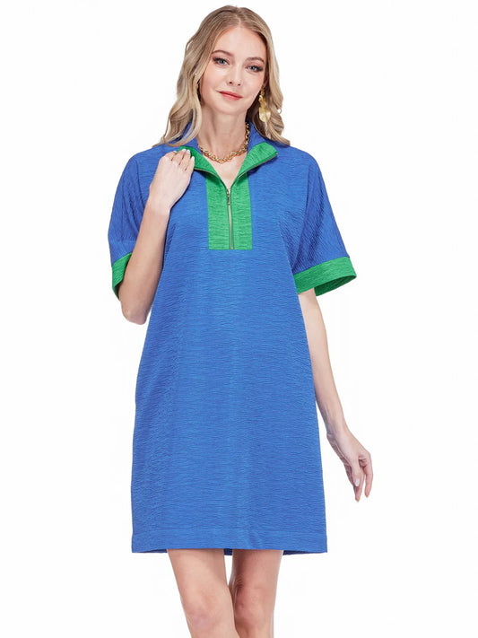 Jade/ The Zara Zip Dress