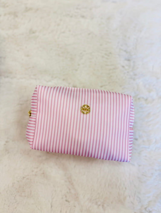 MS/ Pink Stripe/ Let's Face It Mini Bag