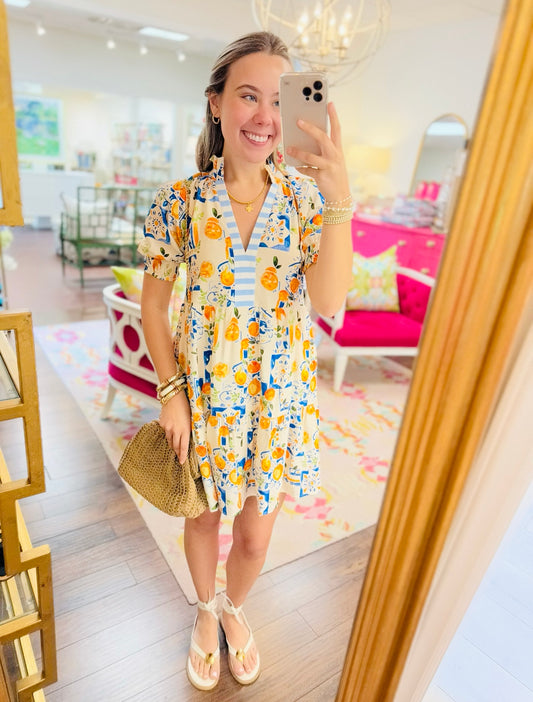 The Citrus Crush Dress/ FINAL SALE