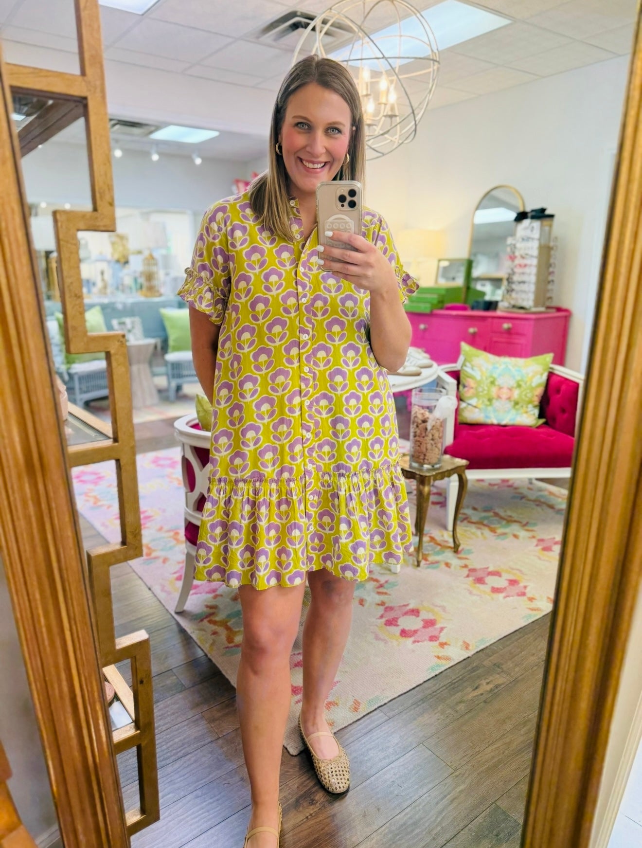 Uncle Frank/ Shift Into Ruffles Dress