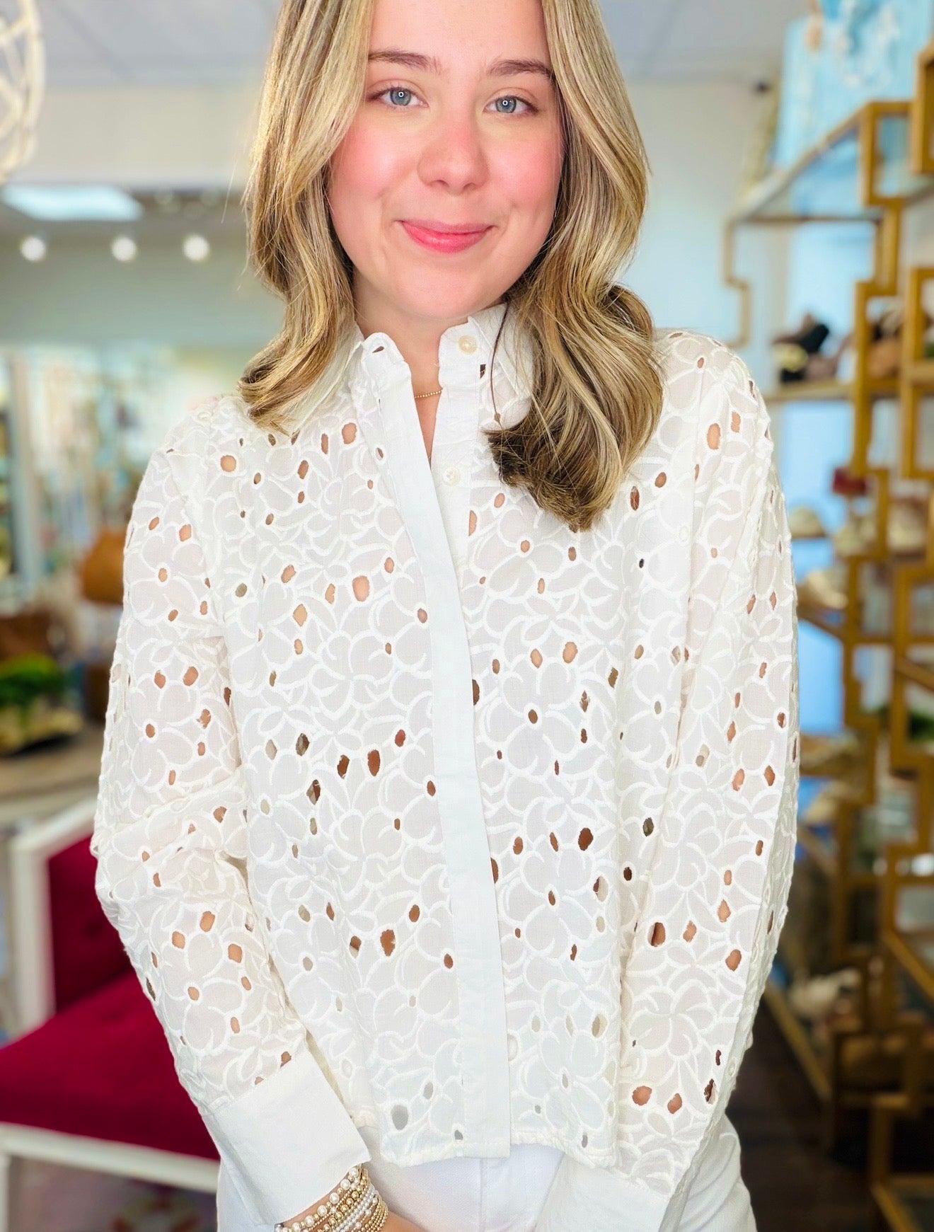 The Ela Rae Embroidery Top