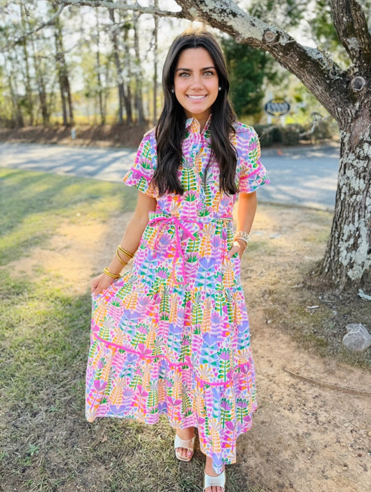The Lena Maxi Dress/ Petal Parade/ FINAL SALE