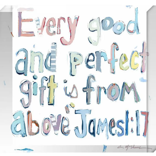 James 1:17 Acrylic Block/ Pink