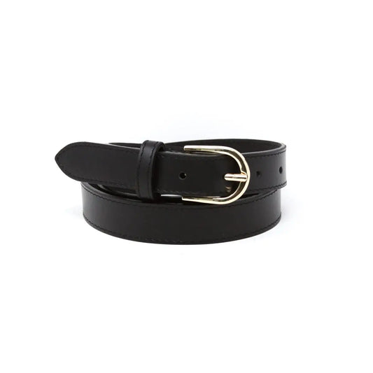 The Ledford Leather Belt/ Black