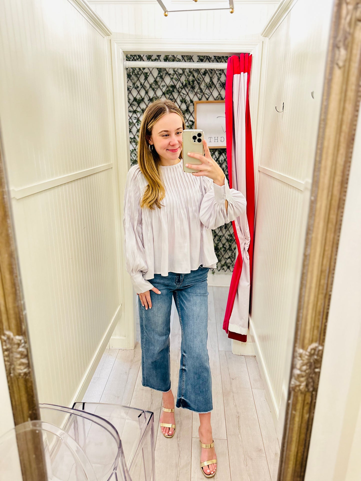 The Stella Shimmer Blouse