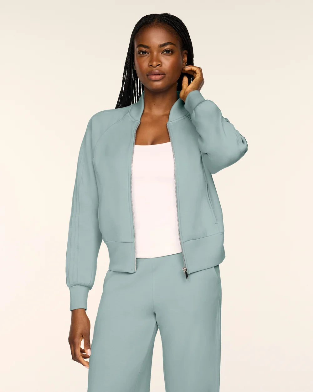 SPANX/ Pintuck Track Jacket