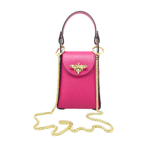 The Bailee Butterfly Clutch & Crossbody/ Fuschia