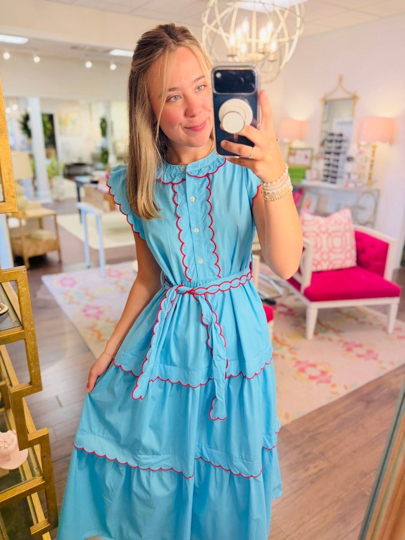 The Stalla Scalloped Dress
