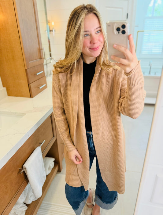 The Willie Waffle Cardigan/ FINAL SALE