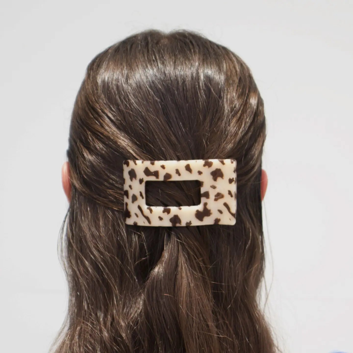 TELETIES/ Flat Rectangle Hair Clip/ Small