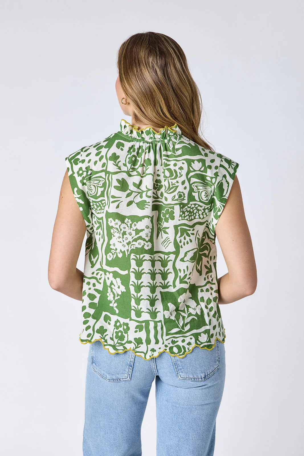 CROSBY/ The Fritzy Top/ Gardener / FINAL SALE