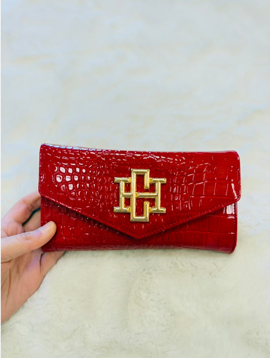 The Carlington Clutch/ Red Patent EC