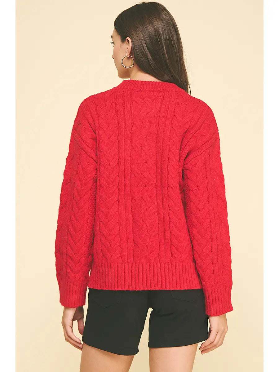 The Carrie Cable Sweater