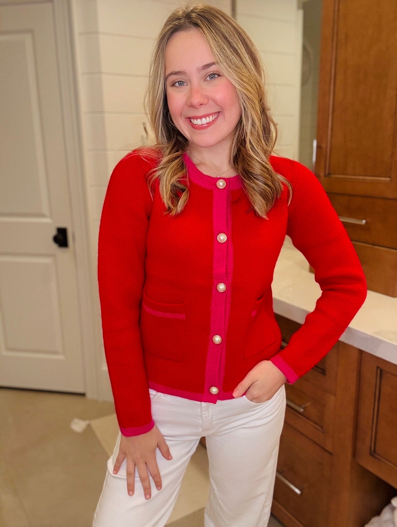 The Caliope Colorblock Cardigan