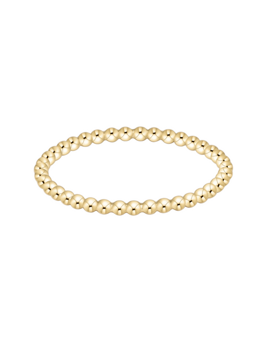 ENewton/ Classic Gold 1.5MM Bead Ring