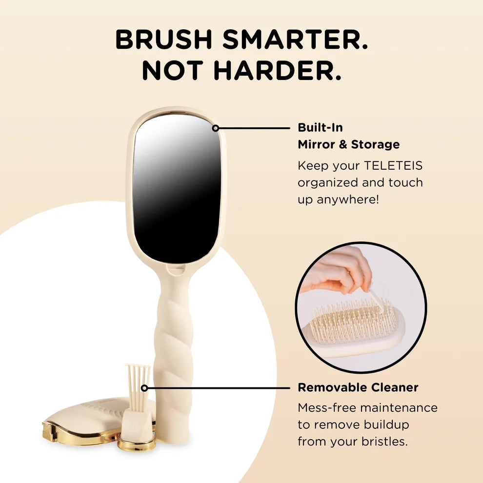 TELETIES/ Detangler Hair Brush/ Thick Hair