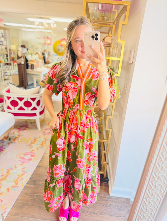 The Petra Printed Dress