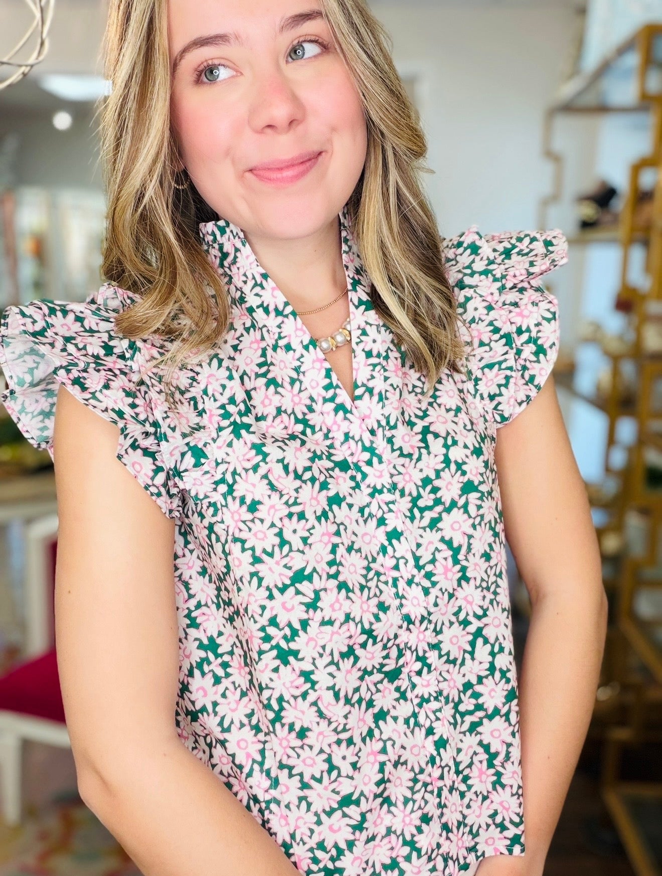 The Frankie Floral Top / FINAL SALE