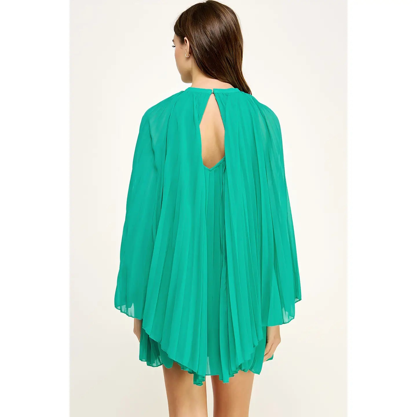 The Cala Chiffon Cape Dress