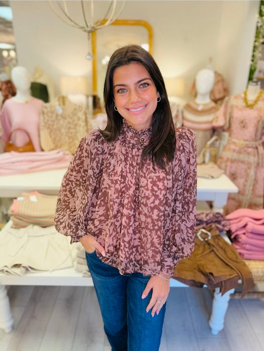 The Prena Printed Blouse