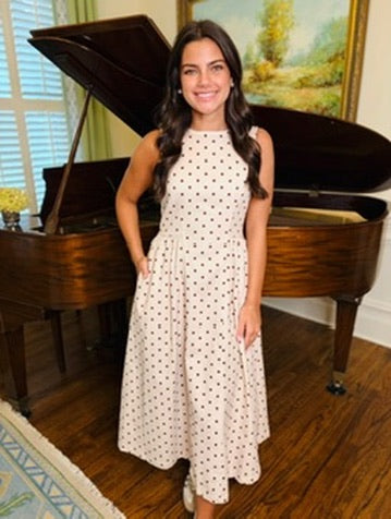 The Dennie Dotted Dress