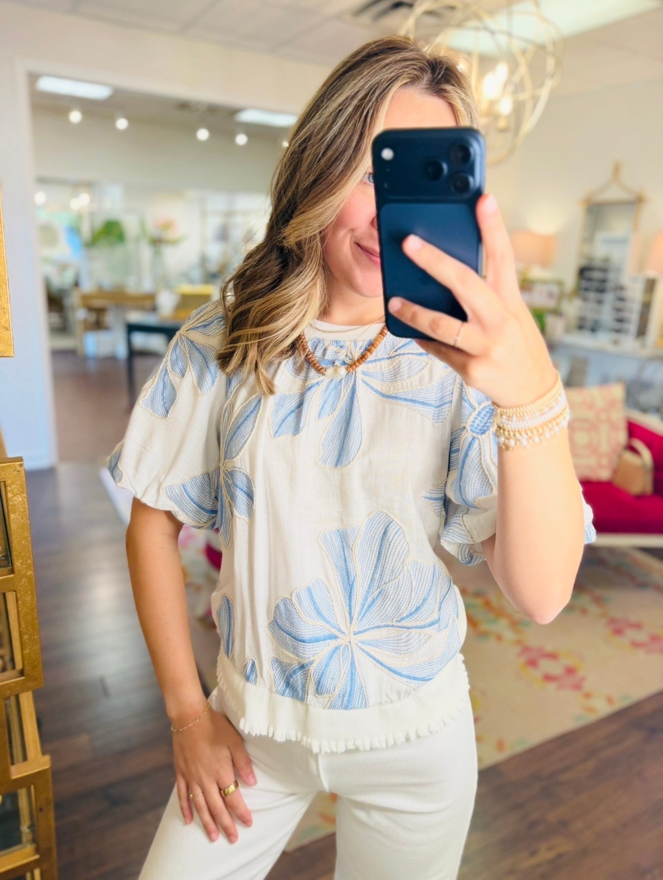 The Braxley Banded Blouse