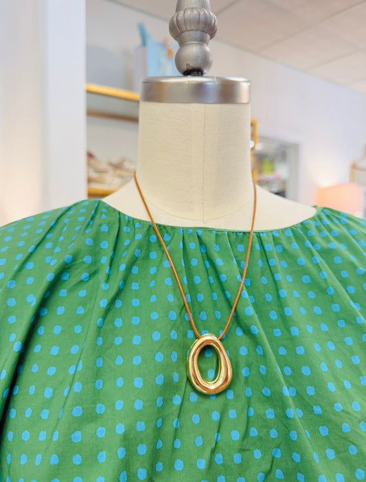 The Enfield Pendant Cord Necklace