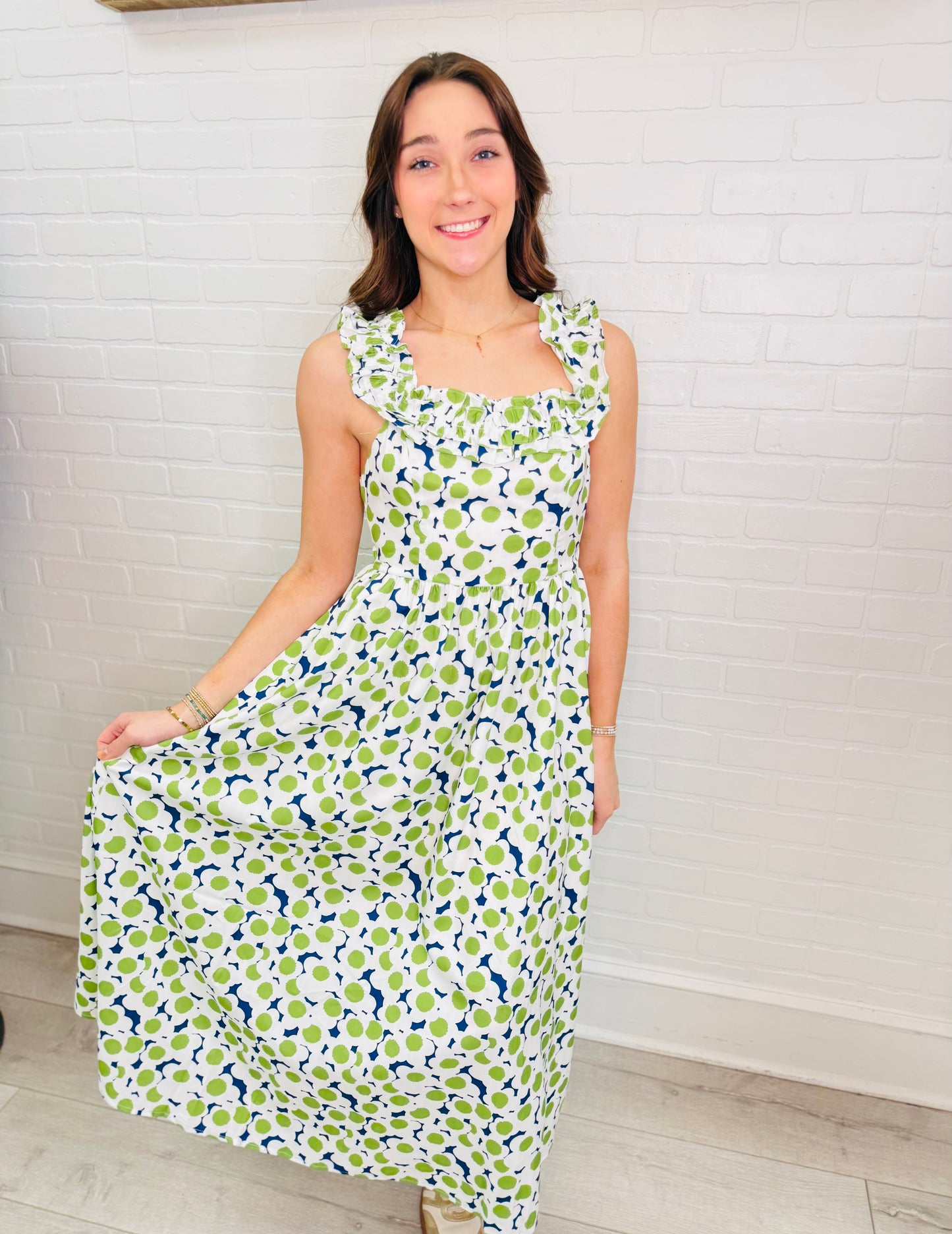 The Spring Orchard Midi Dress