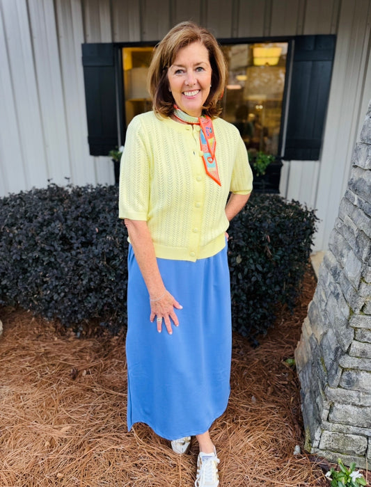 The Bobbie Button Sweater