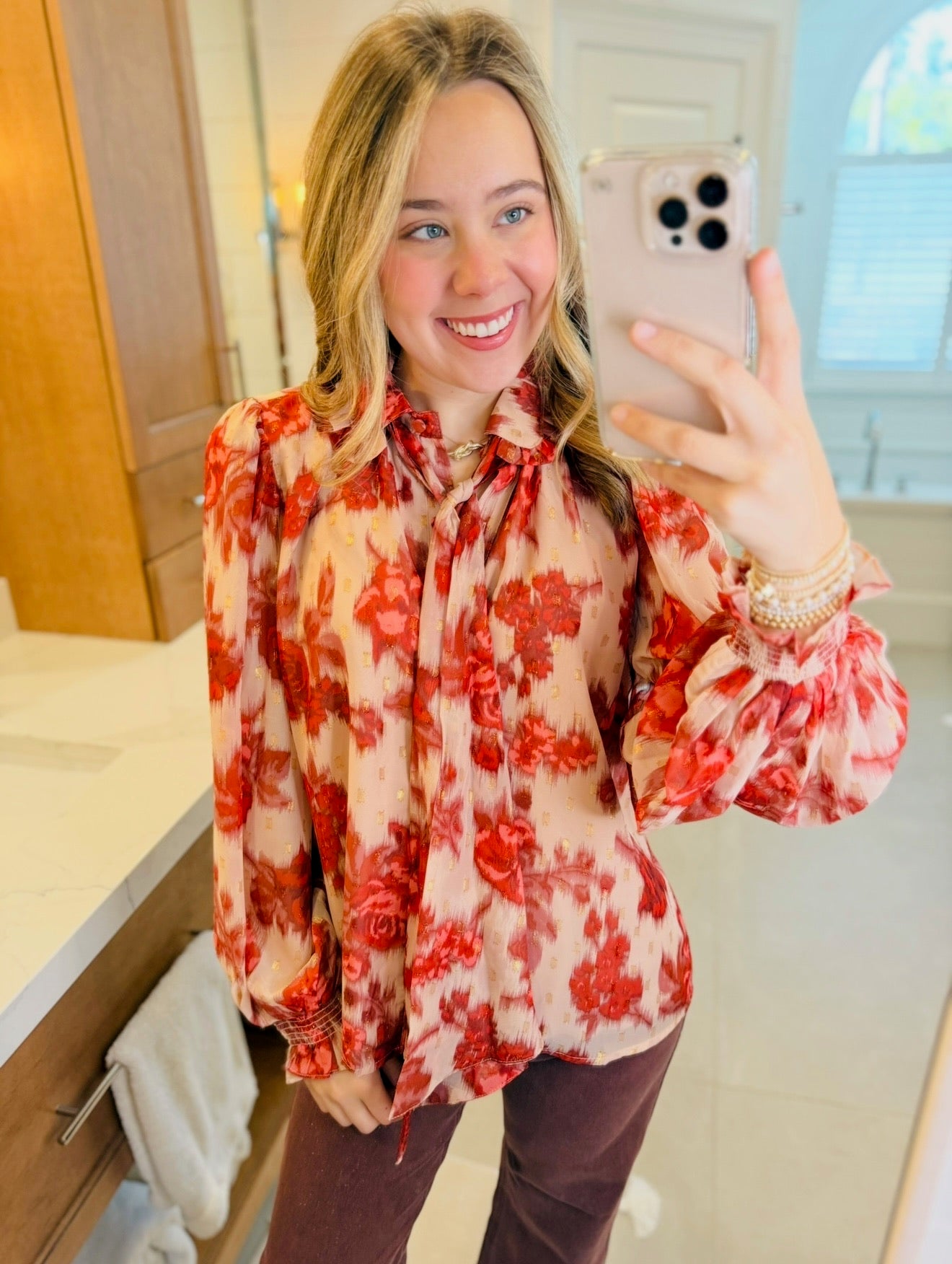 The Ballee Blouson Top