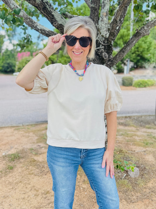 The Pansy Puff Top