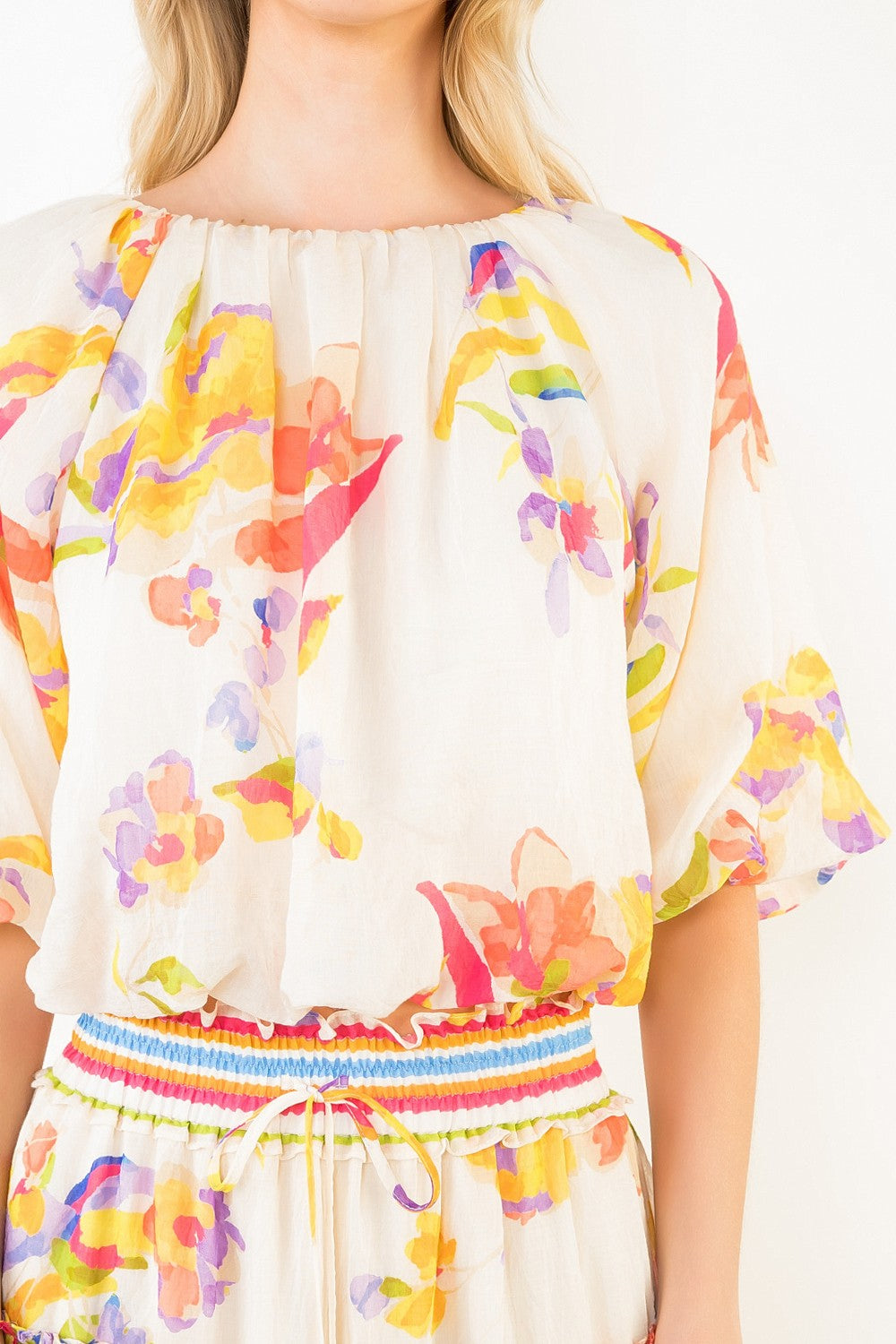 The Gennie Gathered Top