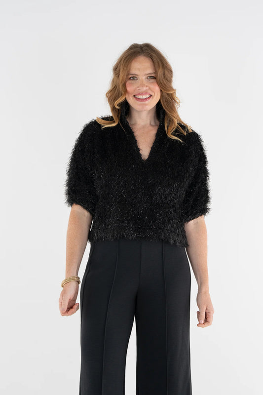 Emily McCarthy/ The Estelle Top/ Black Tie
