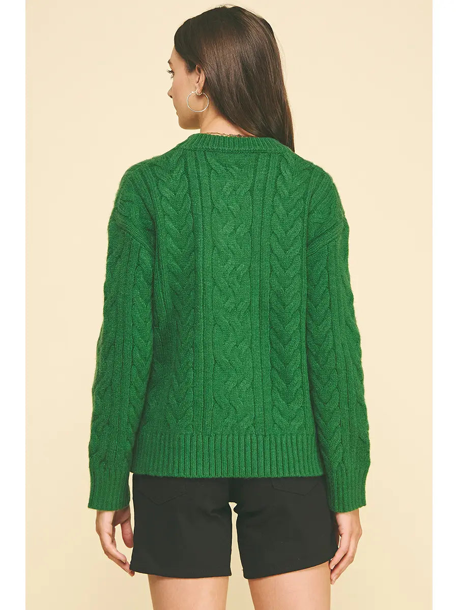 The Carrie Cable Sweater