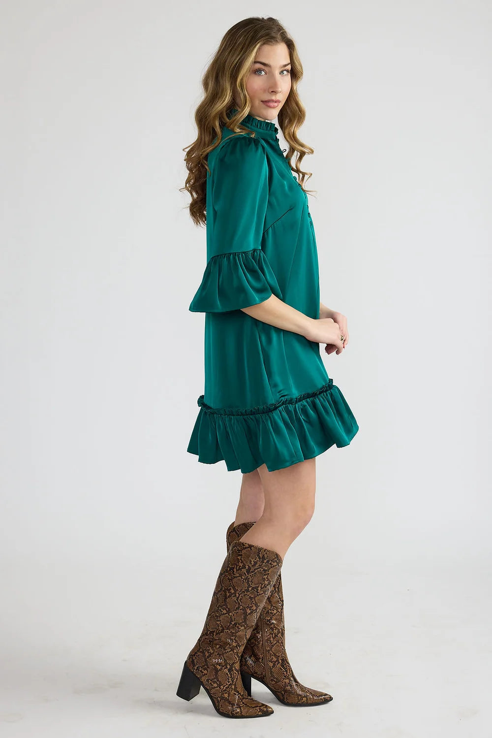 Double A/ The Chelsea Dress/ Teal
