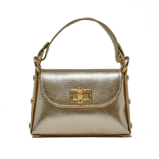 The Bollie Bamboo Bag/ Gold